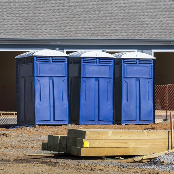 do you offer hand sanitizer dispensers inside the porta potties in Oakhurst OK